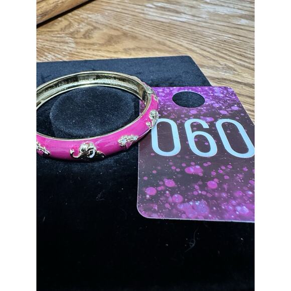 Sequin Nordstrom Multicolor Gold Tone Statement Enamel Bangle Bracelet # 60 - Picture 3 of 3